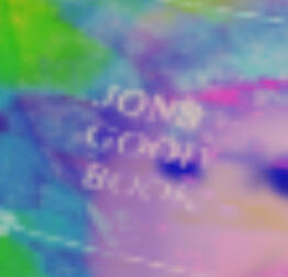 colorful texture with text "Jon's Shitty Book"